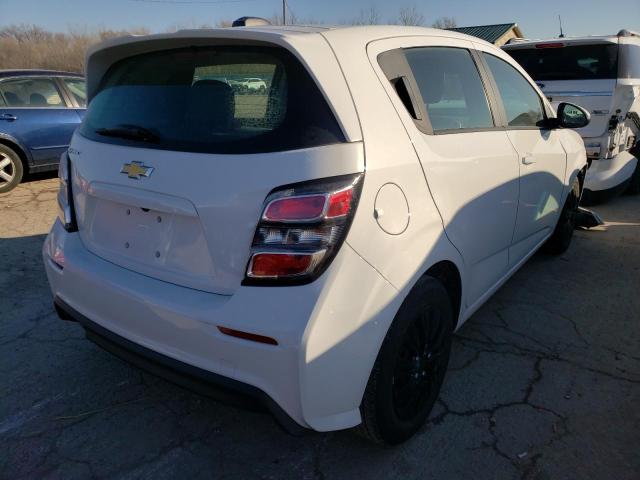 1G1JG6SB5L4114681 - 2020 CHEVROLET SONIC WHITE photo 3