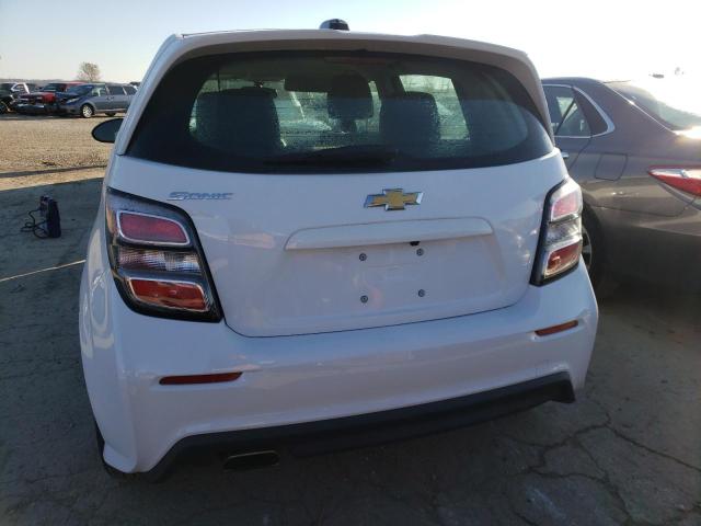 1G1JG6SB5L4114681 - 2020 CHEVROLET SONIC WHITE photo 6