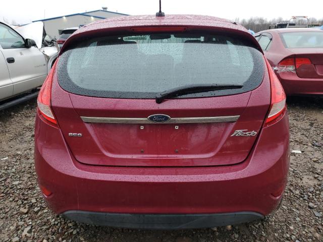 3FADP4FJ3BM106453 - 2011 FORD FIESTA SES RED photo 6