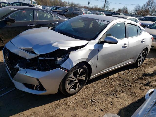 3N1AB8CV4NY268487 - 2022 NISSAN SENTRA SV SILVER photo 1