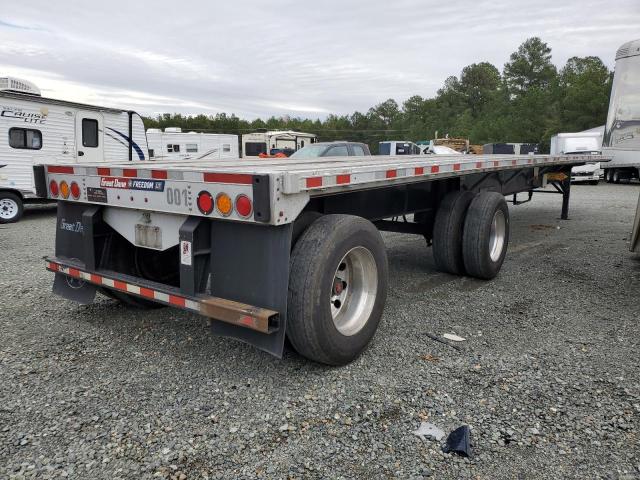 1GRDM962XHH731895 - 2017 GREAT DANE TRAILER FLATBED SILVER photo 4