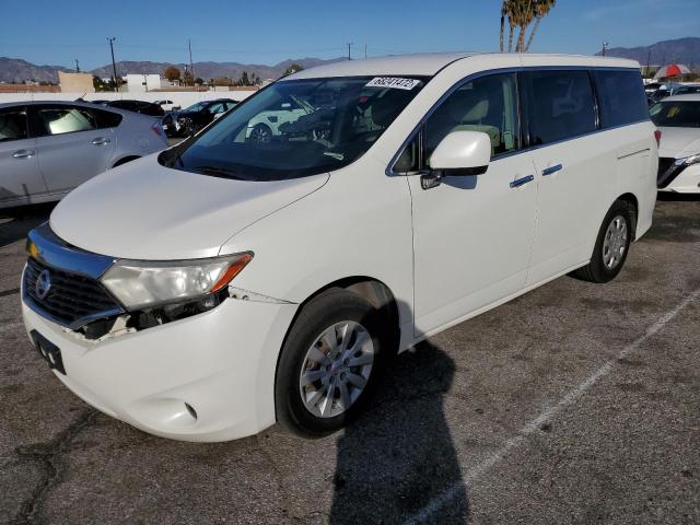 JN8AE2KP2C9031136 - 2012 NISSAN QUEST WHITE photo 1