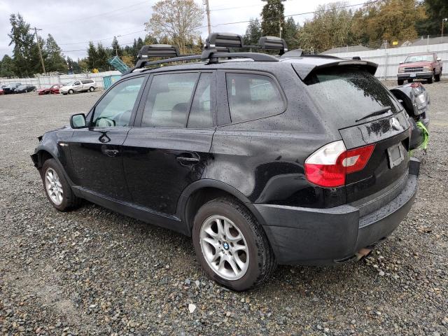 WBXPA73444WB23571 - 2004 BMW X3 2.5I BLACK photo 2