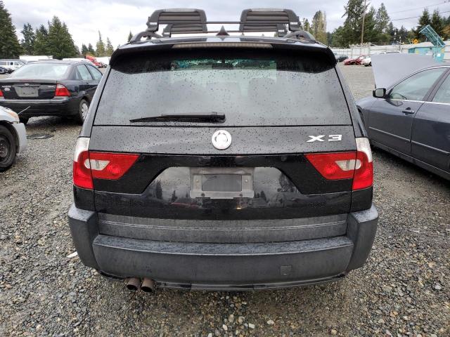 WBXPA73444WB23571 - 2004 BMW X3 2.5I BLACK photo 6