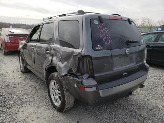 4M2CN8HG7AKJ24541 - 2010 MERCURY MARINER PR GRAY photo 3