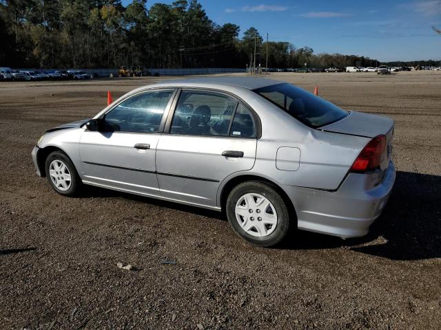 2HGES16354H544665 - 2004 HONDA CIVIC DX V SILVER photo 2