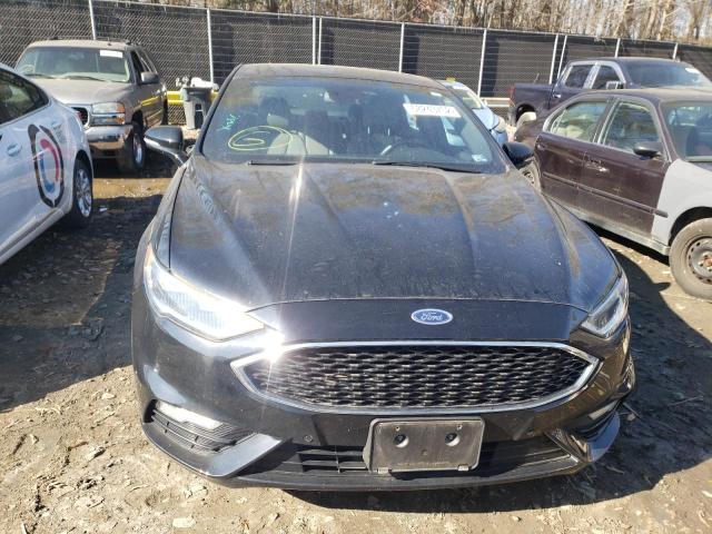 3FA6P0VPXJR119774 - 2018 FORD FUSION SPO BLACK photo 5