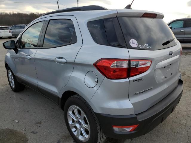 MAJ3P1TE7JC187457 - 2018 FORD ECOSPORT S SILVER photo 2