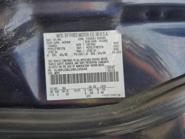 5LMPU28L3WLJ35342 - 1998 LINCOLN NAVIGATOR 蓝色 照片 13