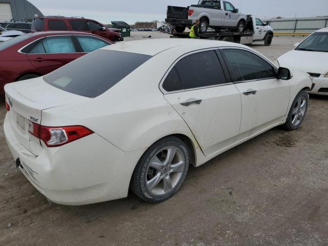 JH4CU2F60AC019770 - 2010 ACURA TSX WHITE photo 3