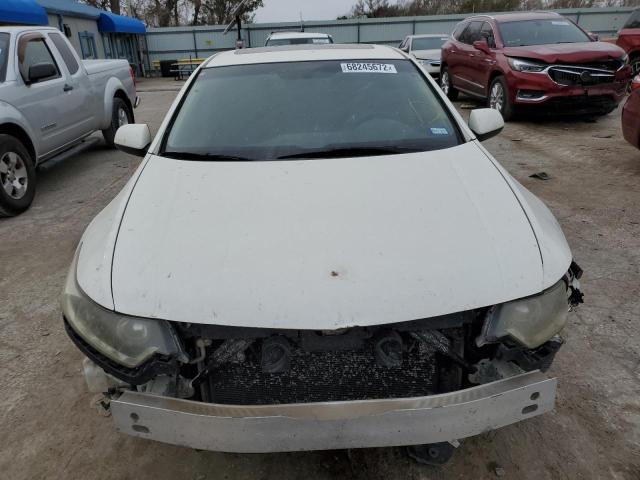 JH4CU2F60AC019770 - 2010 ACURA TSX WHITE photo 5