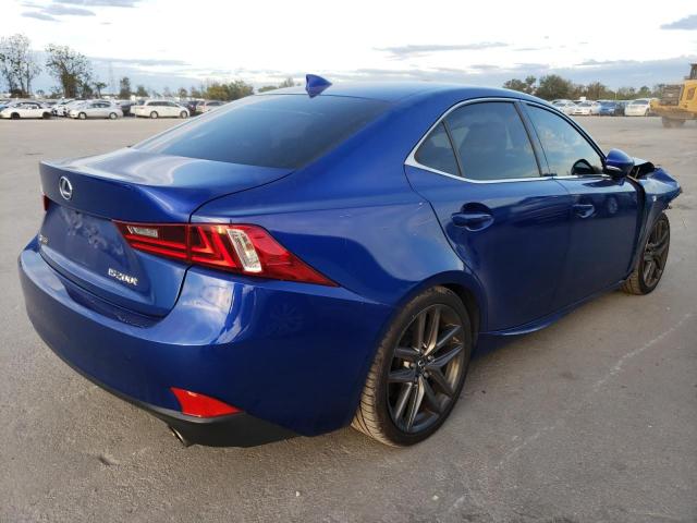 JTHBA1D27G5012956 - 2016 LEXUS IS 200T BLUE photo 3