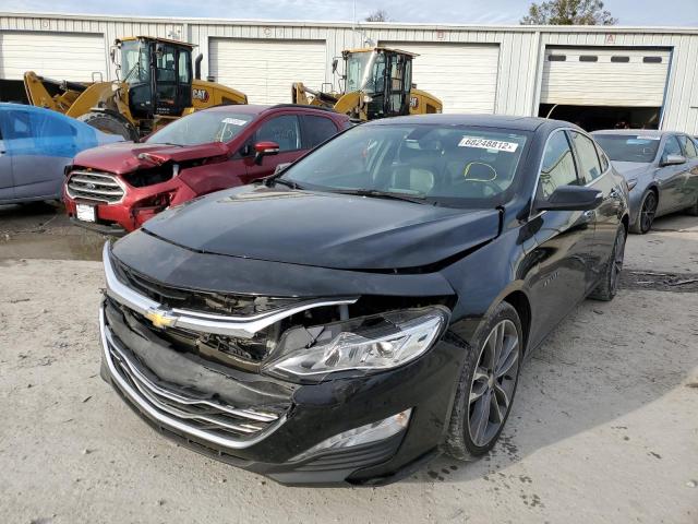 1G1ZE5SX0LF031775 - 2020 CHEVROLET MALIBU PRE BLACK photo 1