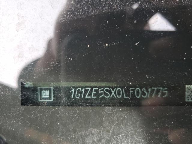 1G1ZE5SX0LF031775 - 2020 CHEVROLET MALIBU PRE BLACK photo 12