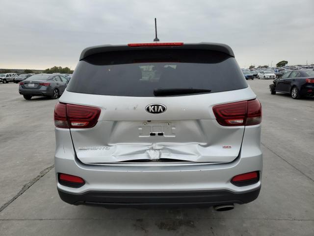 5XYPG4A34KG602181 - 2019 KIA SORENTO L SILVER photo 6