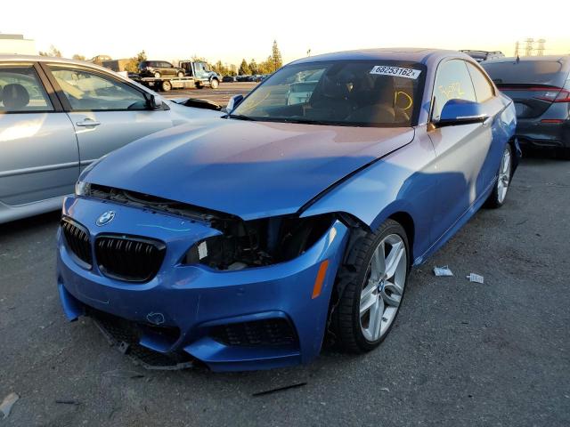 WBA1F9C54GV545045 - 2016 BMW 228 I SULE BLUE photo 1