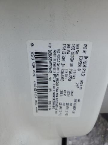 1A8HW58P07F554459 - 2007 CHRYSLER ASPEN LIMI WHITE photo 12