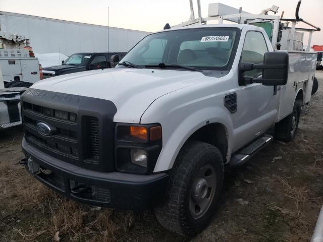 1FDWF31538EE39255 - 2008 FORD F350 SRW S WHITE photo 1