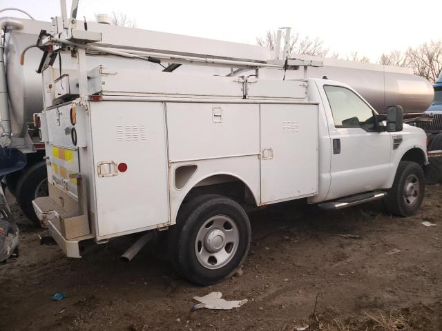 1FDWF31538EE39255 - 2008 FORD F350 SRW S WHITE photo 3