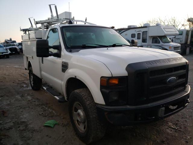 1FDWF31538EE39255 - 2008 FORD F350 SRW S WHITE photo 4