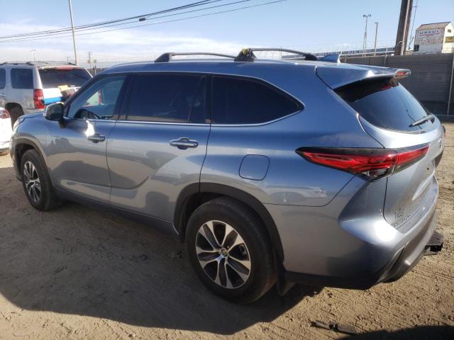 5TDGZRBH7NS204388 - 2022 TOYOTA HIGHLANDER ლურჯი ფოტო 2