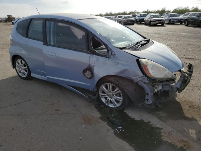 JHMGE88409S005091 - 2009 HONDA FIT SPORT BLUE photo 4