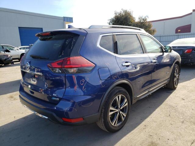 5N1ET2MT2HC802360 - 2017 NISSAN ROGUE SV H BLUE photo 3