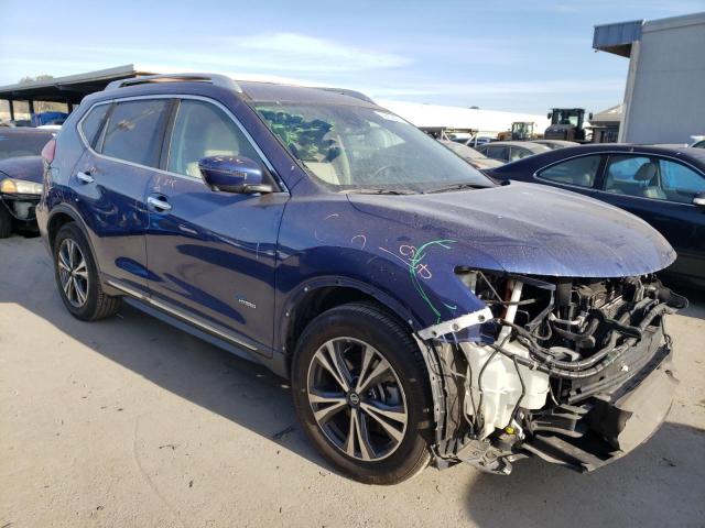 5N1ET2MT2HC802360 - 2017 NISSAN ROGUE SV H BLUE photo 4