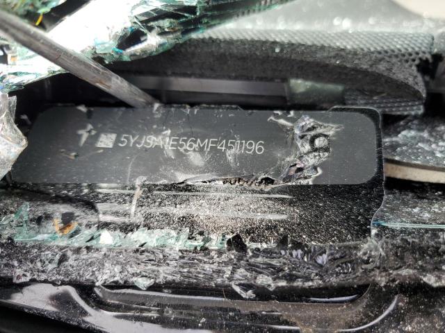 5YJSA1E56MF451196 - 2021 TESLA MODEL S BLACK photo 12