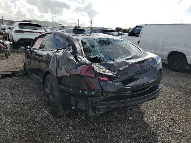5YJSA1E56MF451196 - 2021 TESLA MODEL S BLACK photo 2