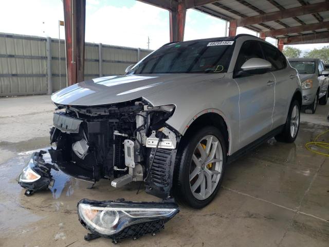 ZASFAKNN8J7B78505 - 2018 ALFA ROMEO STELVIO TI SILVER photo 1