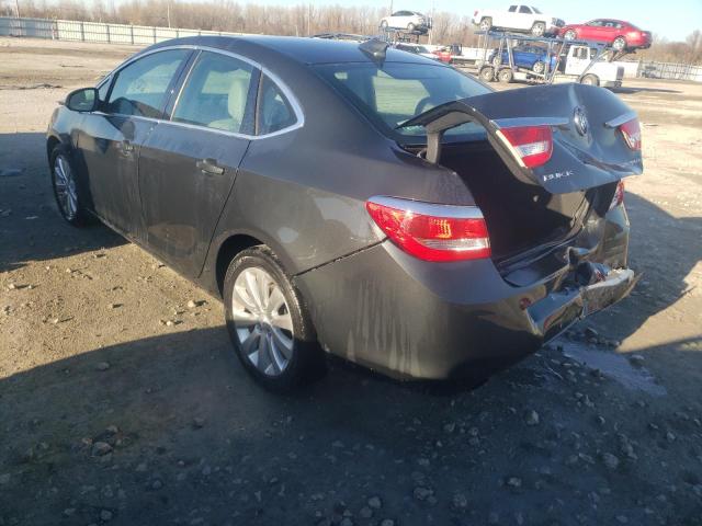 1G4PP5SK5F4190736 - 2015 BUICK VERANO GRAY photo 2