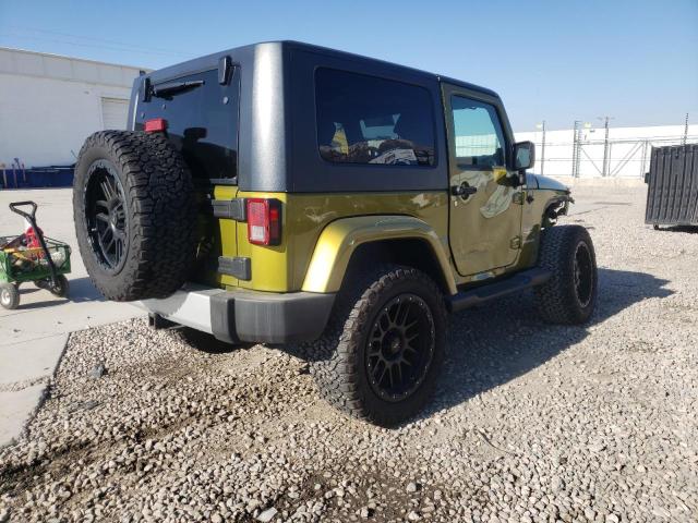1J8FA54198L610652 - 2008 JEEP WRANGLER S 绿色 照片 3