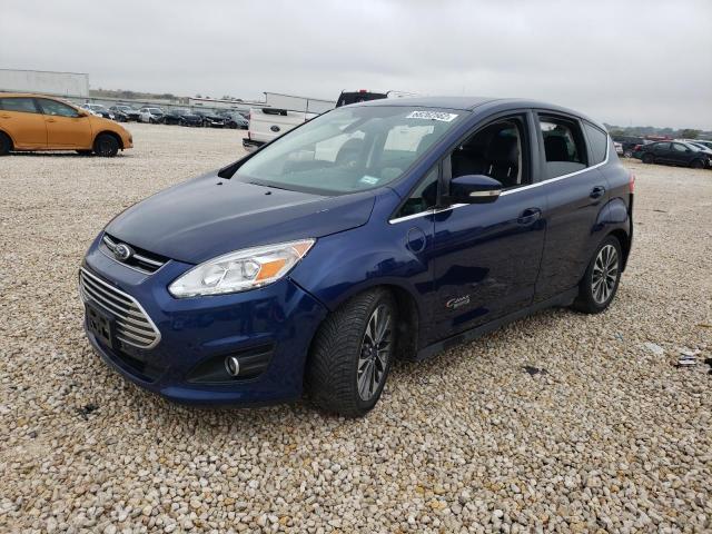 1FADP5FUXHL100871 - 2017 FORD C-MAX TITA BLUE photo 1