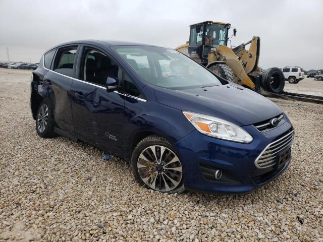 1FADP5FUXHL100871 - 2017 FORD C-MAX TITA BLUE photo 4