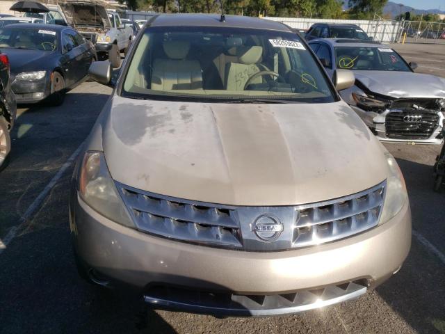 JN8AZ08T86W418194 - 2006 NISSAN MURANO SL BEIGE photo 5