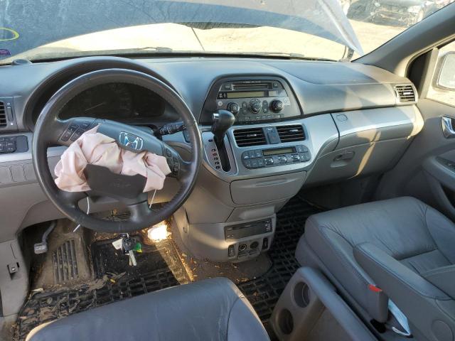 5FNRL38728B031880 - 2008 HONDA ODYSSEY EX BLUE photo 8