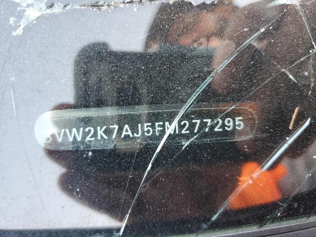 3VW2K7AJ5FM277295 - 2015 VOLKSWAGEN JETTA BASE 黑色 照片 12