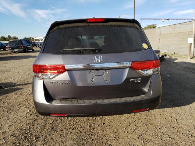 5FNRL5H32GB131954 - 2016 HONDA ODYSSEY SE GRAY photo 6