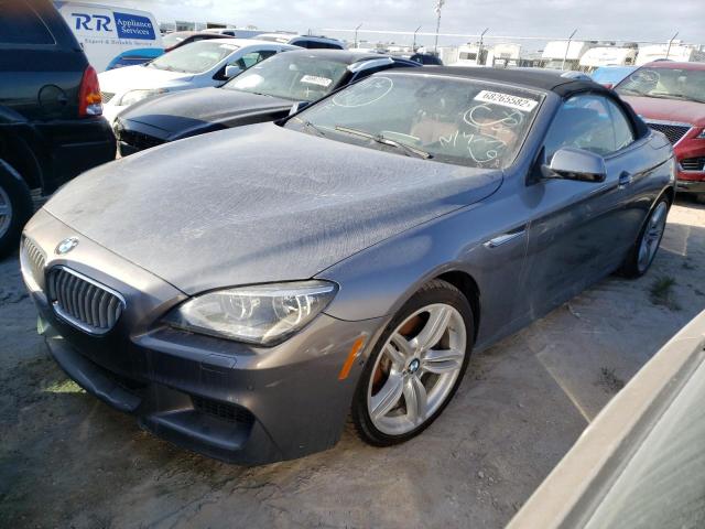 WBAYP1C57FD216762 - 2015 BMW 650 XI GRAY photo 2