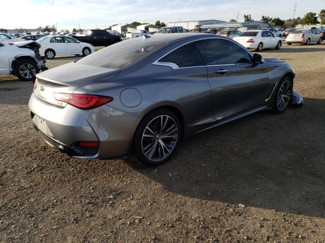 JN1CV7EK8HM110058 - 2017 INFINITI Q60 BASE GRAY photo 3