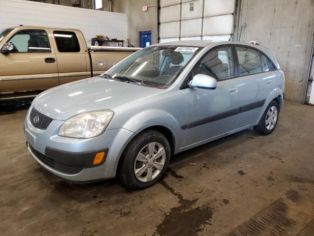 KNADE163686428400 - 2008 KIA RIO 5 SX BLUE photo 1