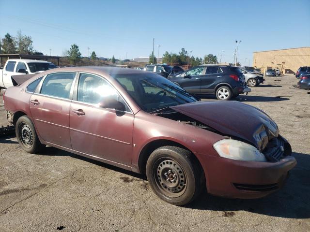 2G1WB55K779398151 - 2007 CHEVROLET IMPALA BURGUNDY photo 4