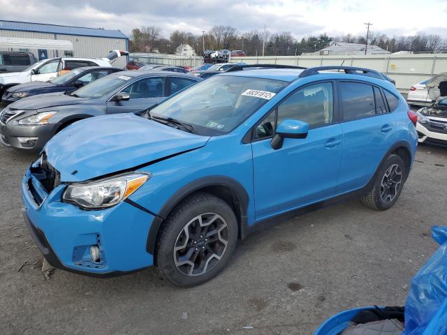 JF2GPABC4HH265039 - 2017 SUBARU CROSSTREK BLUE photo 1