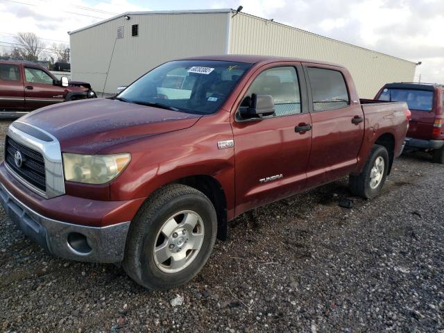 5TFEV54168X052386 - 2008 TOYOTA TUNDRA CRE BURGUNDY photo 1