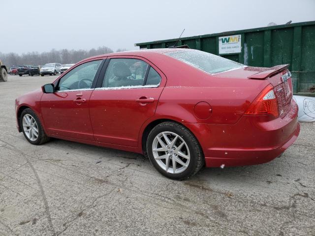 3FAHP0JG8CR149289 - 2012 FORD FUSION SEL RED photo 2