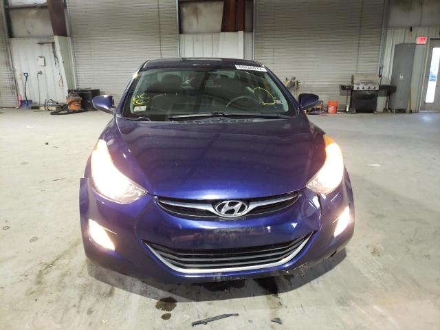 5NPDH4AE6CH096879 - 2012 HYUNDAI ELANTRA GL BLUE photo 5