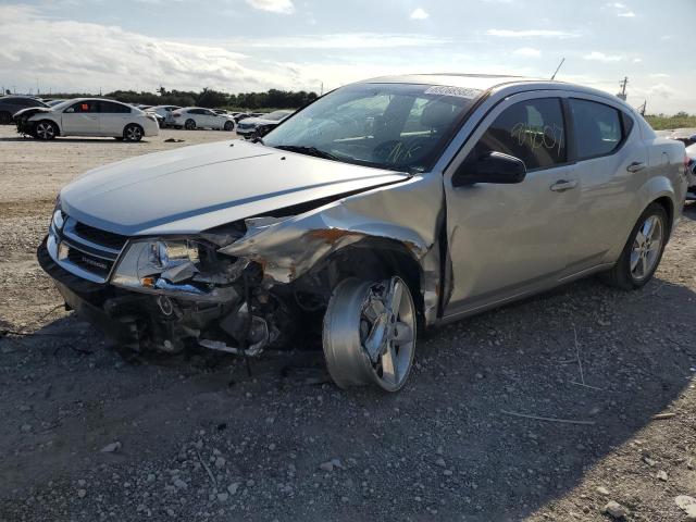 1B3BD2FB0BN535063 - 2011 DODGE AVENGER LU SILVER photo 1