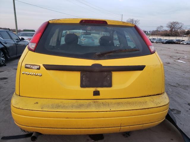1FAFP31N77W168751 - 2007 FORD FOCUS ZX3 YELLOW photo 6