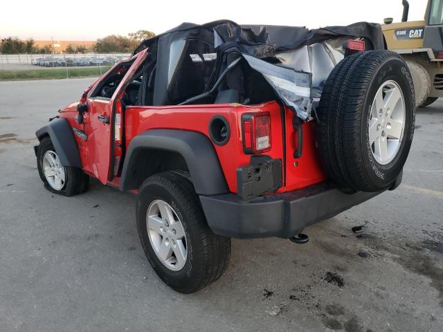 1C4AJWAG0HL714642 - 2017 JEEP WRANGLER S RED photo 2